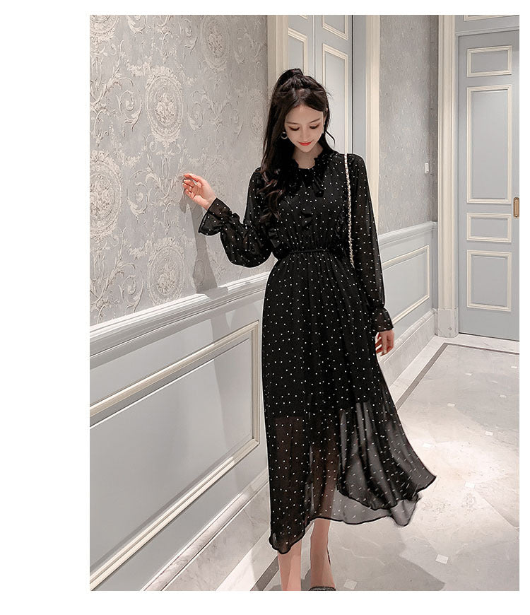 Chiffon Long Sleeve Dress